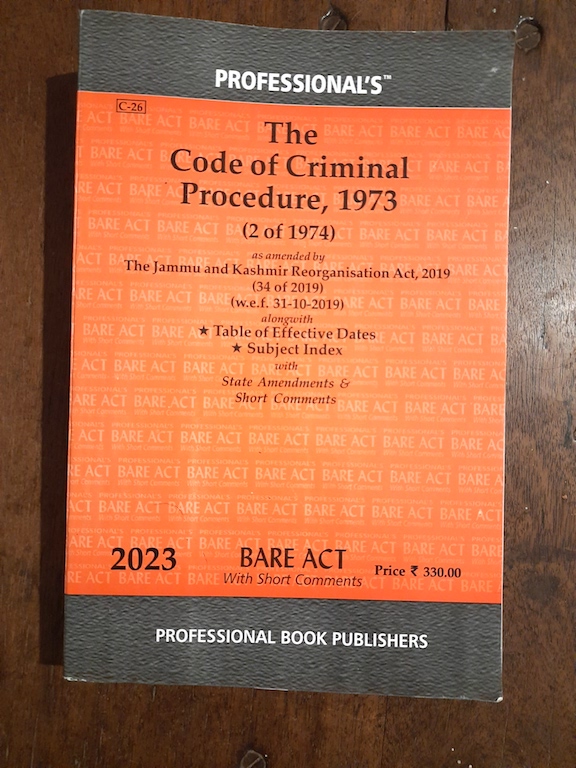 Must have legal resource for party-in-person - Code of Criminal Procedure