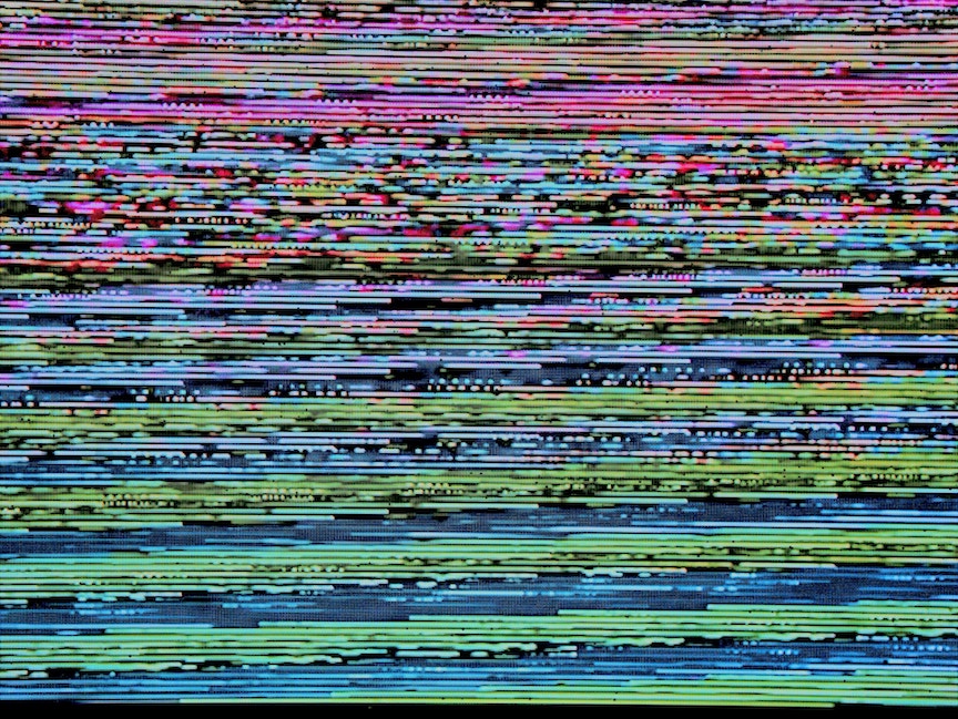 Photo of screen glitch representing the glitch in supreme court automatic listing system